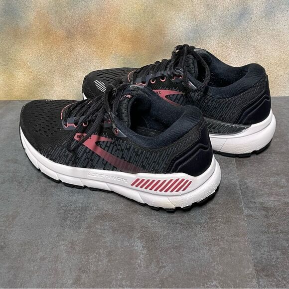 Brooks Addiction GTS 15 Women's Black Narrow Running Shoes Size 7.5 (2A) - Picture 14 of 16